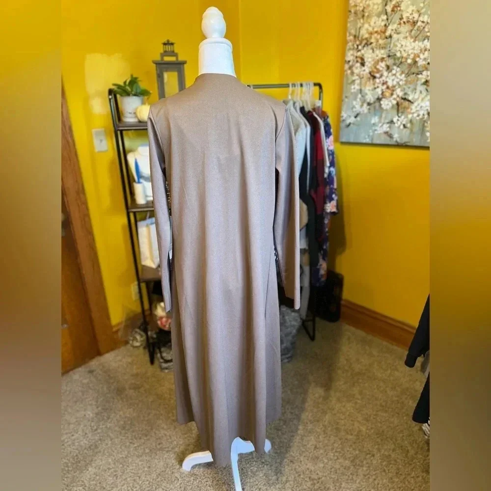 Boohoo -Long Mauve Duster